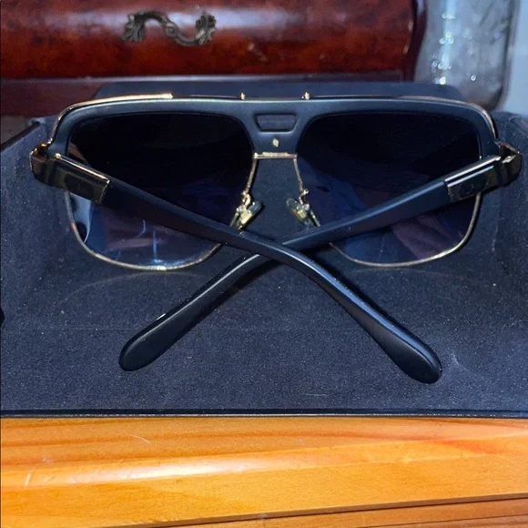 Cazal Black and Gold Men's Bag
